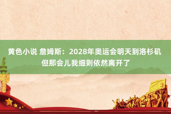 黄色小说 詹姆斯：2028年奥运会明天到洛杉矶 但那会儿我细则依然离开了