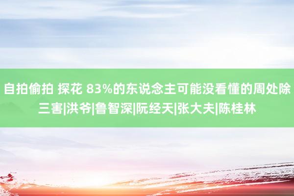 自拍偷拍 探花 83%的东说念主可能没看懂的周处除三害|洪爷|鲁智深|阮经天|张大夫|陈桂林